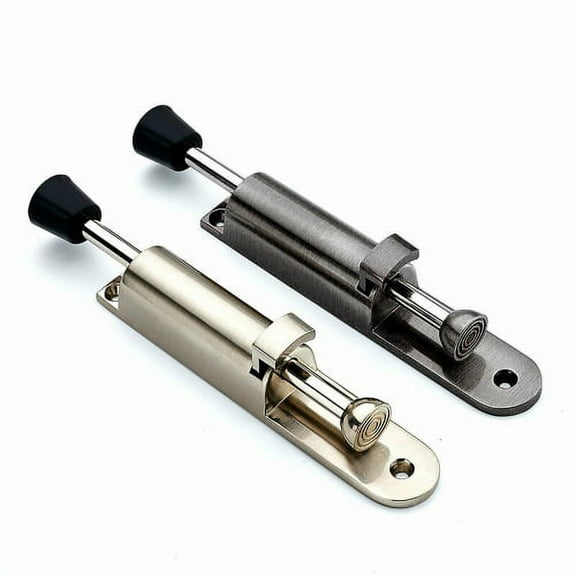 Sunjoy Tech Kickdown Door Stops, Stainless Steel Easy Step Door Stopper, Spring Loaded Telescopic Step On/Off Door Stopper, Adjustable Heavy Duty Door Locks Holder Stop/Release by Foot