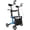 Blue, variant on Aoemoe 2-in-1 Rollator Transport Chair, 450 lb Heavy-Duty, 19.8 lb Lightweight Folding Walker-Wheelchair Combo, Dual Brakes & Storage Bag, Red, Gifts for the Elders