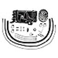 thumbnail image 3 of Jagg 751-FP2300, Compatible with Harley-Davidson |10 Row Fan-Assisted Black Horizontal Low Mount Oil Cooler System, 3 of 4