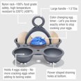 thumbnail image 4 of Color - Changing Egg Boiler Timer with Holder, BPA - Free Kitchen Gadget for Perfect Soft/Medium/Hard Boiled Eggs, Submersible Water - Indicator for Precise Cooking, Blue, 4 of 7