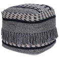 thumbnail image 4 of Beaumont Lane Metropolitan Living Square Pouffe in Gray, 4 of 8