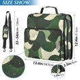 thumbnail image 2 of FORMRS Zipper Binder with Shoulder Strap 2-inch Ring 500 Sheet Capacity File Bag, Black Abstract, 2 of 5