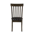 thumbnail image 4 of Lexicon Rutland Faux Leather Dining Room Side Chair in Black (Set of 2), 4 of 4
