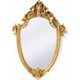 thumbnail image 1 of Espejo de pared decorativo antiguo de 31 × 22 cm con forma de escudo dorado pequeño, 1 of 4