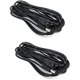 thumbnail image 1 of Chenchen 2pcs/Pack 5m/16.4ft Black 5.5mm x 2.5mm DC Plug Extension Cable Extension Cable Cord with Male to Female 2.5mm x 5.5mm Connectors Power 12V 5.5mm x 2.5mm Barrel Male Plug Connector, 1 of 1