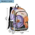 thumbnail image 2 of FORMRS School Backpack 17" Student Travel Bag with Laptop Compartment, Bright Flowers, 2 of 7