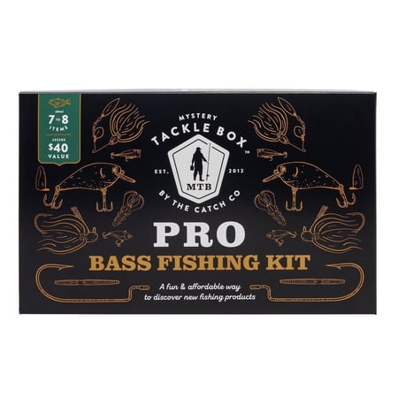 Mystery Tackle Box Pro Bass Fishing Lure Kit - Lead Free