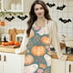 thumbnail image 5 of Delantal de Halloween con Temática de Terror | Delantal de Cocina de Poliéster Resistente a La Suciedad, 75 X 65 Cm | Azul Claro | Ajustable con Lazo y Bolsillo Frontal | Ideal para Cocinar, Hornear, 5 of 6