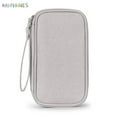 thumbnail image 2 of BadPiggies Travel Cable Organizer Electronics Tech Accessories Cases, Waterproof Storage Pouch for Phone Power Bank Certificates (Gray), 2 of 7