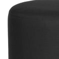 thumbnail image 6 of Flash Furniture Barrington Upholstered Round Ottoman Pouf in Black Fabric, 6 of 9