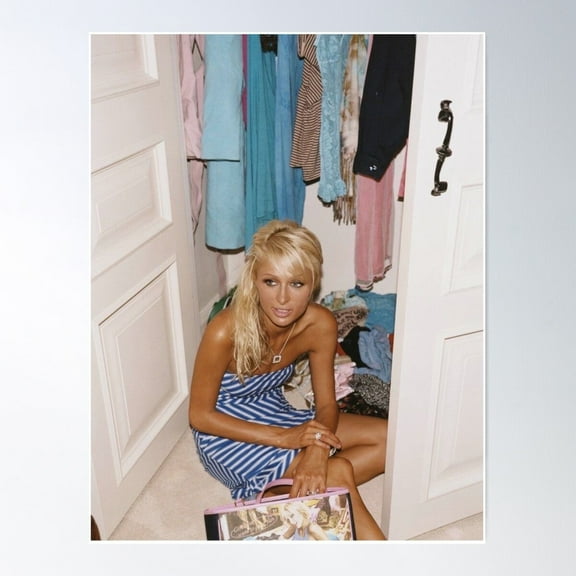 HADOPRINT UNFRAMED PAPER POSTER Paris Hilton Y2K Poster Wall Art, Modern Wall Decor For Living Room Bedroom , Home Decor, Vintage Gift, Living Room Dercor