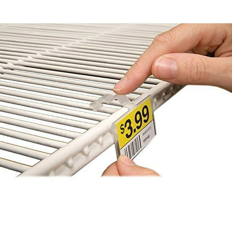 Label Holder Strip For Wire Freezer/Cooler Shelf