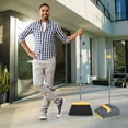 thumbnail image 7 of Upgrade Broom and Dustpan Set, Self-Cleaning with Dustpan Teeth, Indoor&Outdoor Sweeping, Ideal for Dog Cat Pets Home Use, Stand Up Broom and Dustpan, 7 of 7