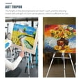 thumbnail image 2 of Miangastore Adjustable Height Tripod Painting Rack Easel Painting Shelf Folding Easel Stand, 2 of 9
