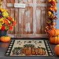 thumbnail image 6 of BingTong It's Fall Y'all Pumpkin Buffalo Plaid Fall Door Mat 20 x 32 Inch,Seasonal Autumn Harvest Thanksgiving Decorative Doormat Welcome Floor Mat for Indoor Outdoor Yellow, 6 of 6