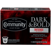 Community Coffee K Cup Dark And Bold Intense 12 each Package May Vary