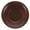 Brown, variant on FESTFENDS Fruit Plate Snack Plate Brown 1Pcs 3.9X3.9X0.8In