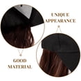 thumbnail image 4 of Casquette de Baseball avec Extension de Cheveux Perruque Ondulée Bouclée Perruque Ondulée Synthétique Chapeau de Perruque Chapeau de Baseball Perruque, 4 of 9