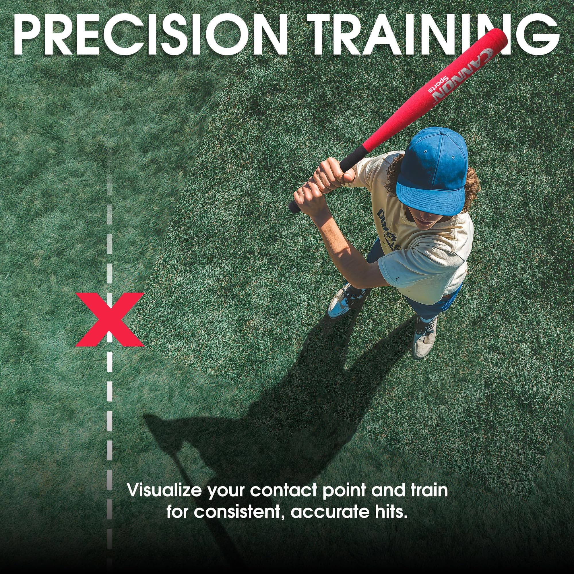 Cannon Sports Foam Baseball Softball Bat - 29-Inch Padded Training Bat with Strong Poly-Core – Soft Foam Practice Bat (Blue, Red, Black, 3 Bats)