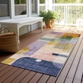 thumbnail image 6 of Addison Rugs Chantille Indoor/Outdoor Transitional Modern Plum Washable Runner Rug, 2'3" x 7'6", 6 of 6