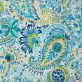 thumbnail image 6 of Greendale Home Fashions Baltic Paisley 42 x 21 in. Outdoor Reversible Tufted Chair Cushion, 6 of 9