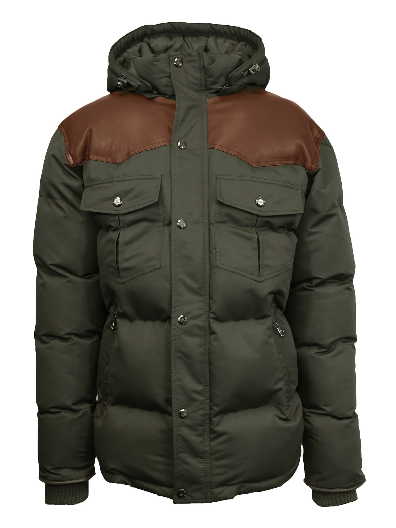 Mens Bomber Puffer Jacket - Walmart.com