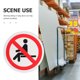 thumbnail image 3 of WASHWEPE 3Ud De Advertencia No Sentarse Etiquetas Adhesivas De Seguridad En Rojo Para Taller, 3 of 7