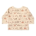 thumbnail image 7 of Disney Clothes Baby Boys 2-Piece Overall Set – Long Sleeve Top with Suspender Romper Mickey Mouse & Winnie the Pooh (Newborn–Infant), 7 of 7
