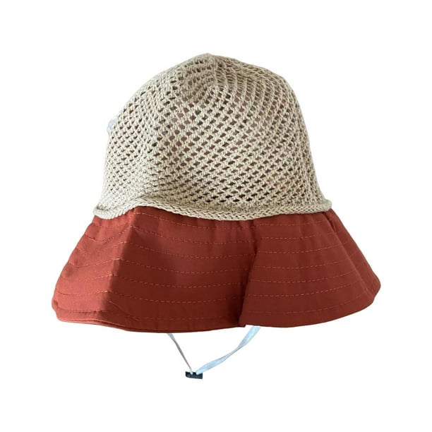Sombrero de playa para mujer, sombrero de Panamá, bohemio, informal, protección solar, sombrero de pesca ancho