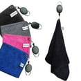 thumbnail image 4 of Ysmooiuy Golfs Towel Cloth Golfs Club Towel with Buckle Clip Golfs Towel for Golfs Bag Golfs Course Exercise Camping Gym, 4 of 9