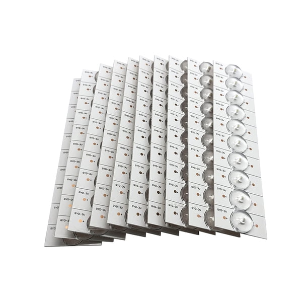 100 Uds 3V Smd Cuentas de Lámpara Con Filtro de Lente Óptica para 32-65 Reparación de Tv Le Abody 100 piezas