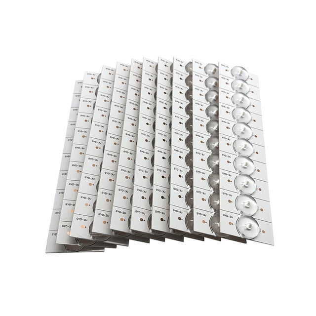 100 Uds 3V SMD cuentas de lámpara con filtro de lente óptica para 32-65 reparación de TV LED accesor Tomshoo Cuenta de la lámpara