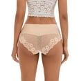 thumbnail image 3 of INSPIRE CHIC Mother's Day Women's Underoants High Waist Lace Trim Full Coverage Panties L Beige, 3 of 4