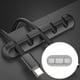 thumbnail image 4 of Soporte de Cable Macarena Organizador de Cables Flexible 1 Solt Gris, 4 of 7