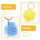 thumbnail image 3 of WEUVEB 30Ud Llavero Pom Pom Multicolor Con Colgante De Bolas Esponjosas Para De Y Llaves, 3 of 6