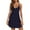 Navy, variant on SwiftWear Womens Nightgown V Neck Babydoll Chemise Sleepwear Sleeveless Soft Pajama Dress Racerback Mini Sleep Dress Black