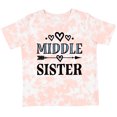 thumbnail image 3 of Inktastic Middle Sister Announcement Girls Toddler T-Shirt, 3 of 5