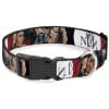 Warner Bros. Horror Movies Pet Collar, Dog Collar Plastic Buckle, The Nun Sister Irene Poses Collage, 7 to 8.5 Inches 0.5 Inch Wide