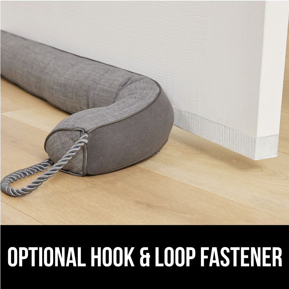 Gorilla Grip Door Draft Stopper 32 Inch, Gray photo 6
