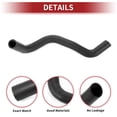 thumbnail image 4 of Manguera del radiador Unique Bargains para Toyota Tacoma 2.7L 2005-2015 No.1657275241 Goma Negra 1 Pcs, 4 of 7