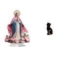 thumbnail image 1 of Escultura de la escena de la Natividad,Adorno acrílico 2D de pie,Figura de escritorio,Estatua de gato,linda decoración para estante o escritorio,Figuras decorativas creativas para la oficina, 1 of 8