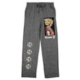 thumbnail image 6 of Dragon Ball Z Goku Men's Heather Grey Sleep Pants-Large, 6 of 7