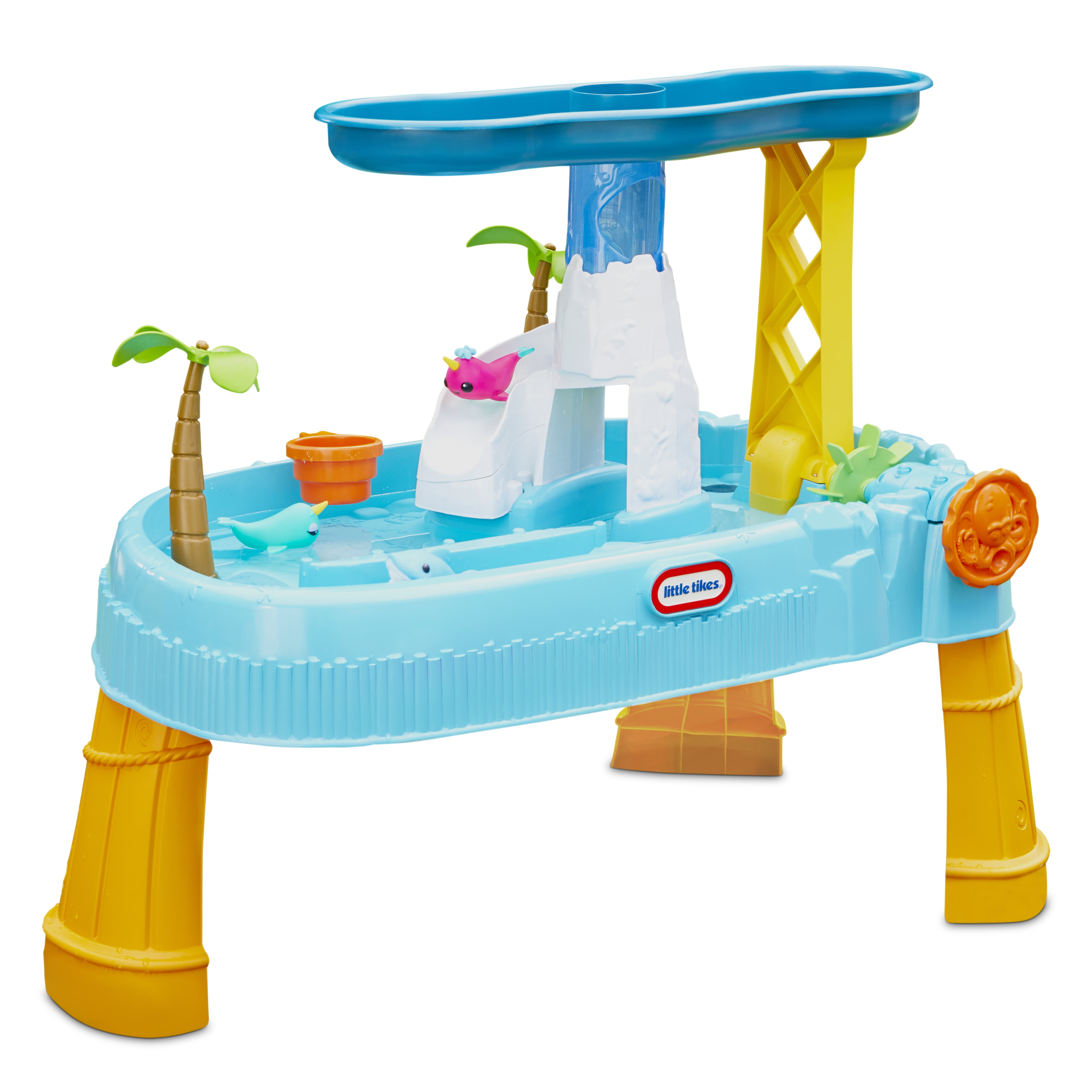 speel piano niet voldoende Explosieven Little Tikes® Waterfall Island™ Water Activity Table with Accessories, for  Kids ages 2-5 years - Walmart.com