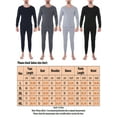 thumbnail image 2 of Grianlook Solid Pajamas Set for Men Slim Fit Two Piece Sleepewear Casual Basic Pullover PJs Outfit for Winter, 2 of 3