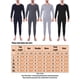 thumbnail image 2 of Oucaili Conjunto de calzoncillos largos para hombre, trajes de parte superior e inferior de manga, ropa interior térmica cálida de invierno, hogar grueso, 2 of 5