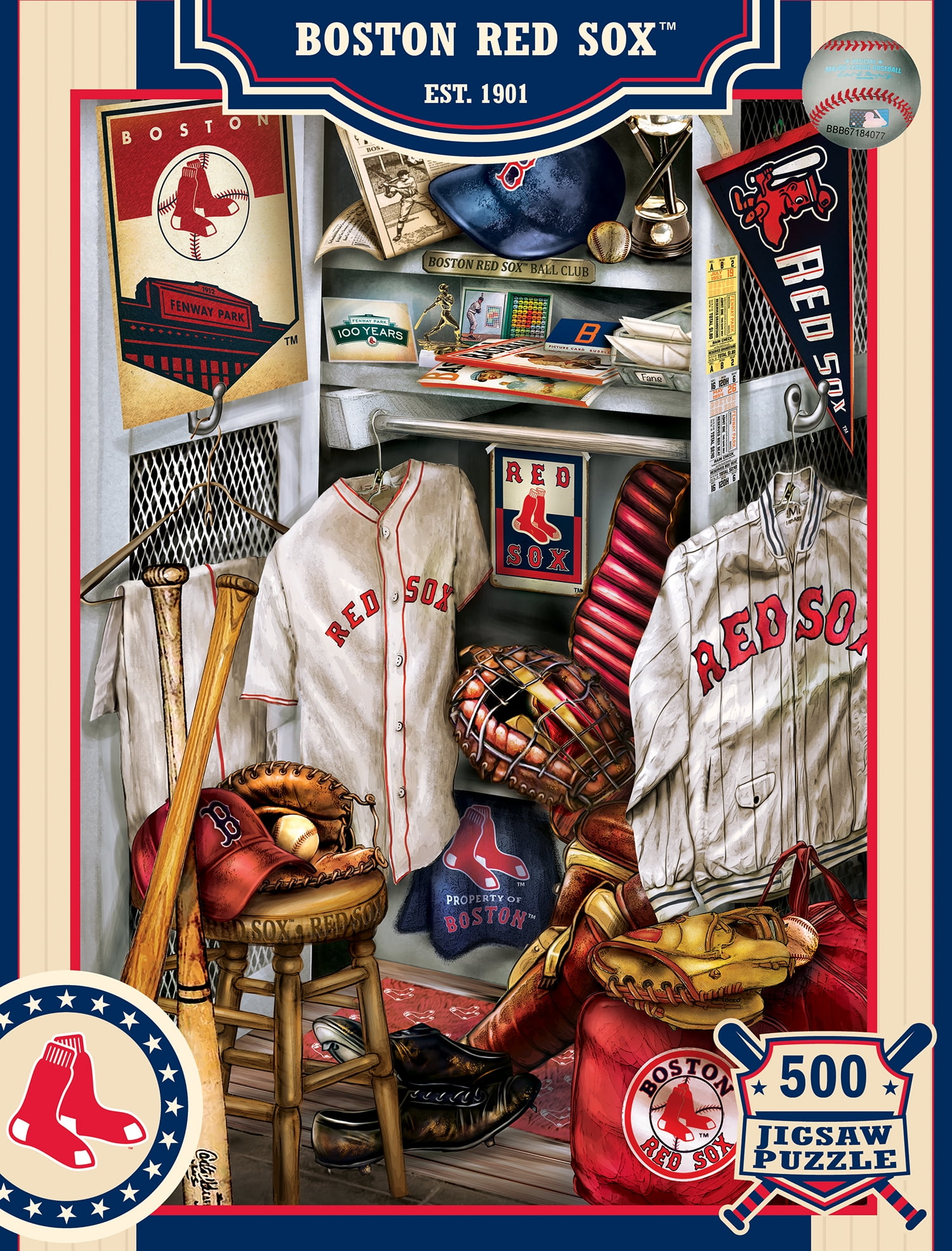 Boston Red Sox Game Day at the Zoo Jigsaw Puzzle - 500 Piece