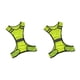 thumbnail image 3 of Yuarrent Reflective Vest High Visibility Lightweight ClothesTraffic Safety Jacket Construction Fluorescent Mesh for Night Running Cycling 56x52cm 2piezas, 3 of 4