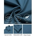 thumbnail image 5 of COOFANDY Men's Formal Business Shirt Slim Fit Button Down Shirt Wrinkle Free Dress Shirts for Men, 5 of 6