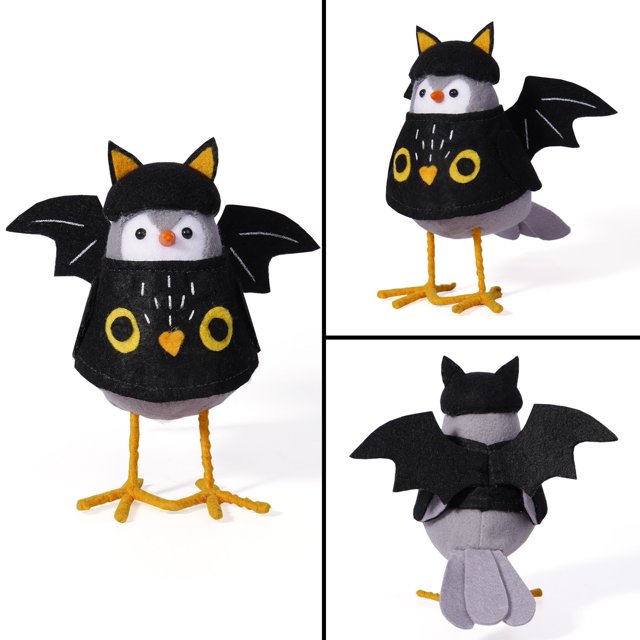 Precio reducido por tiempo limitado!Decoraciones de pájaros de Halloween, Festival fantasma, muñeco de pájaro, escaparate, escena de fiesta, decoraciones de escritorio
