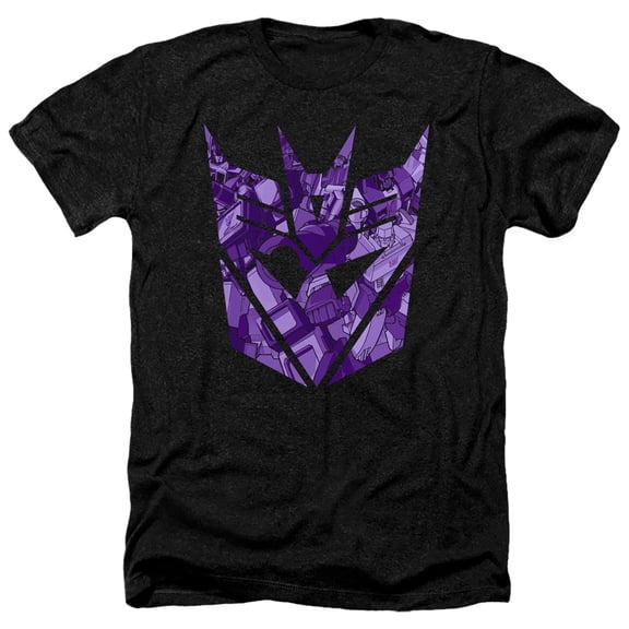Transformers - Tonal Decepticon - Heather Short Sleeve Shirt - X-Large